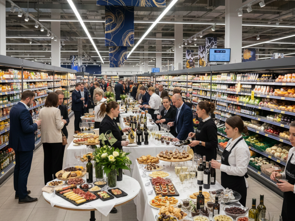 Organizzazione eventi degustazione supermercati