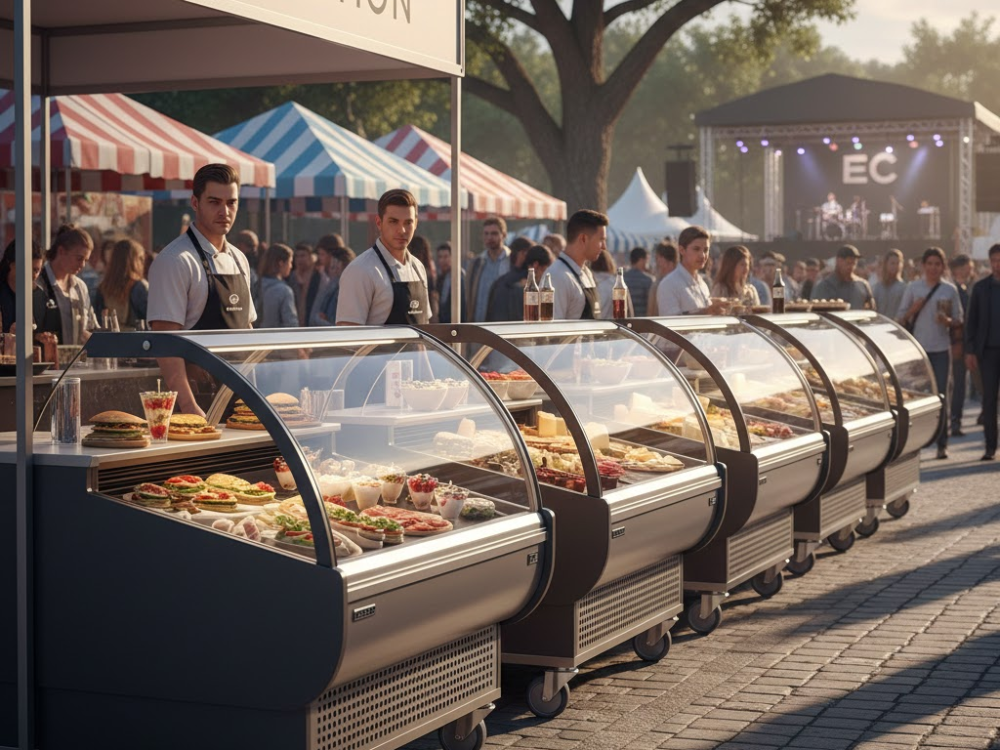 espositori refrigerati mobili fiere
