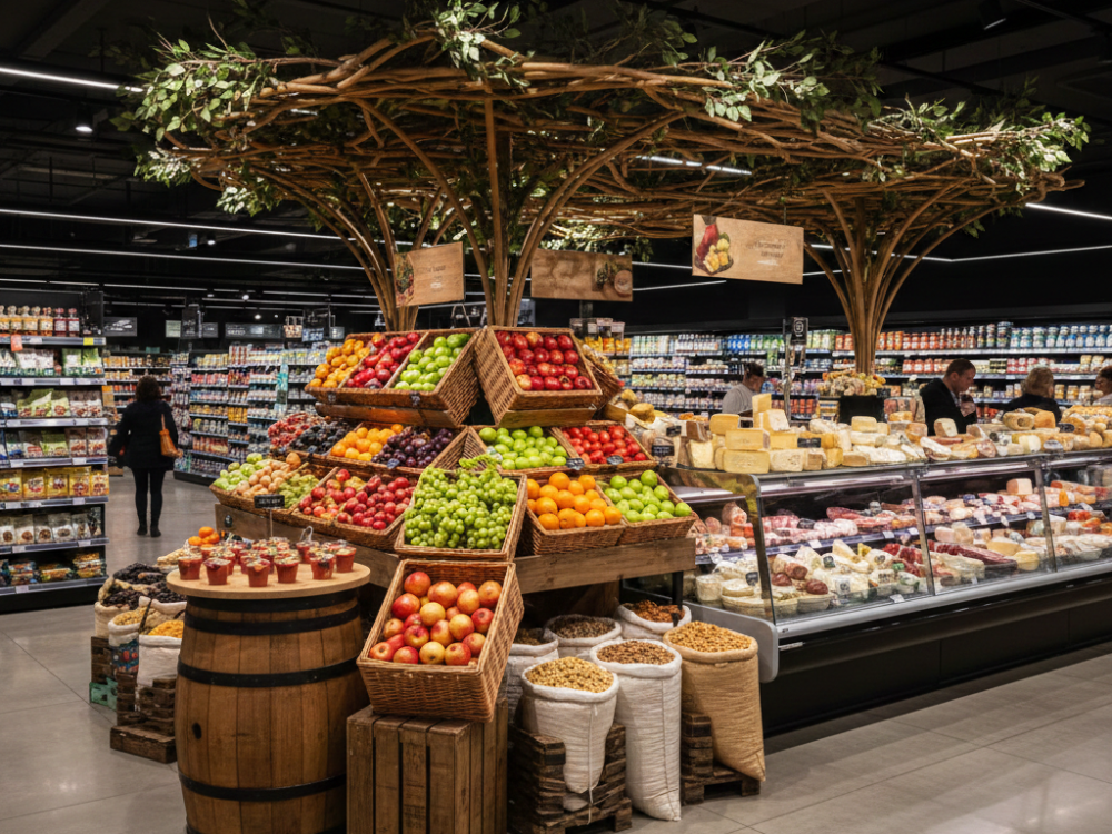 allestimento corner supermercati
