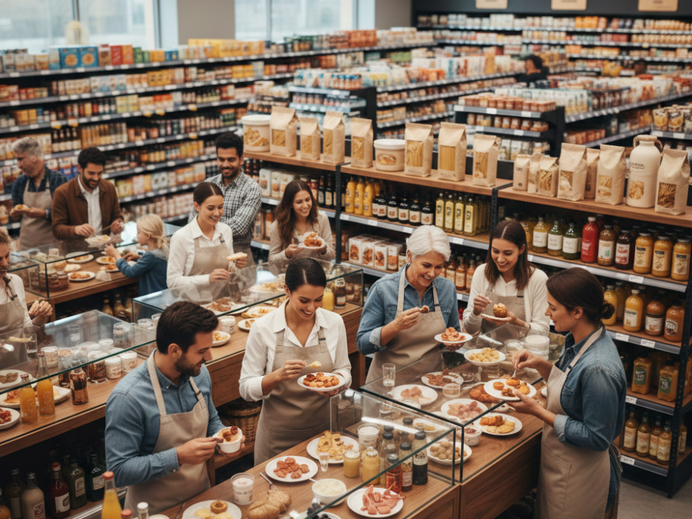 degustazioni prodotti alimentari GDO